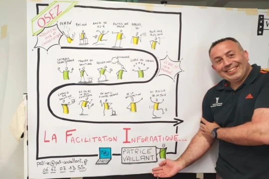 Fresque de facilitation graphique - Patrice Vaillant