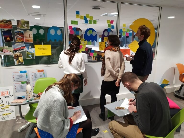 Atelier de créativité - groupe - post it